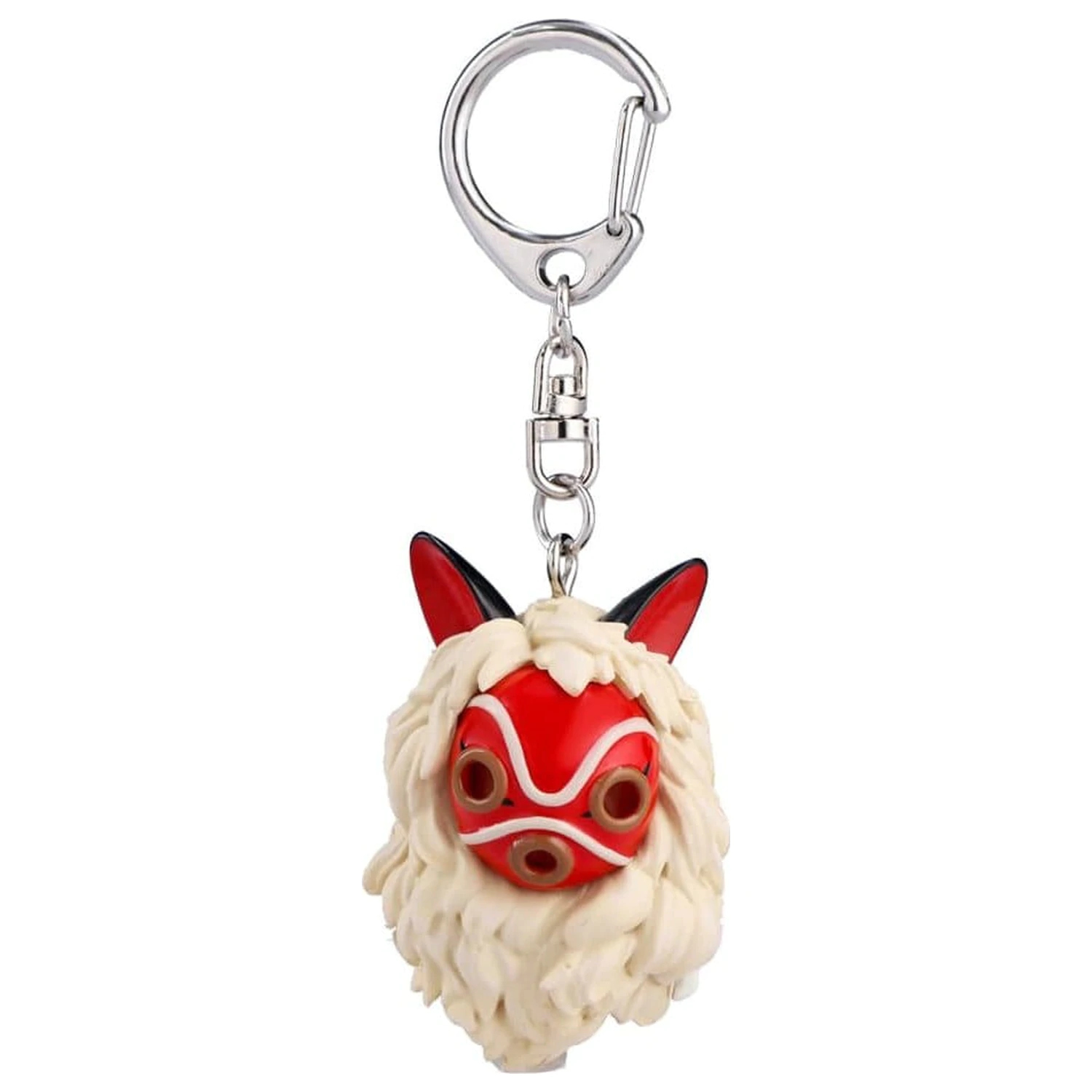Princess Mononoke 3D Klíčenka San’s Mask and Kodama fotografii produktu