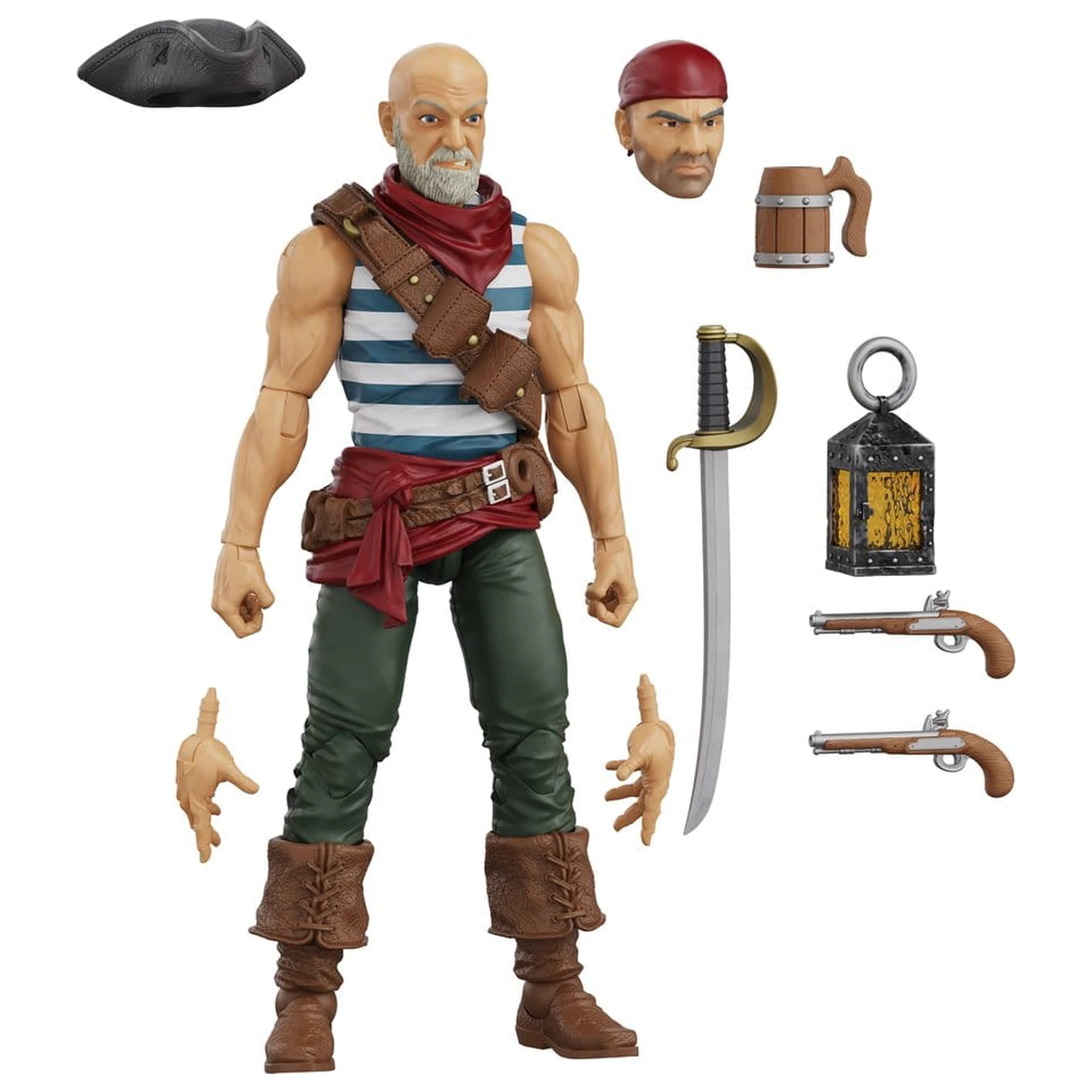 Hero H.A.C.K.S. Core akční figurka 1/18 Heroes and Villains Wave 1 Daniel Wright: Pirate Quartermaster fotografii produktu