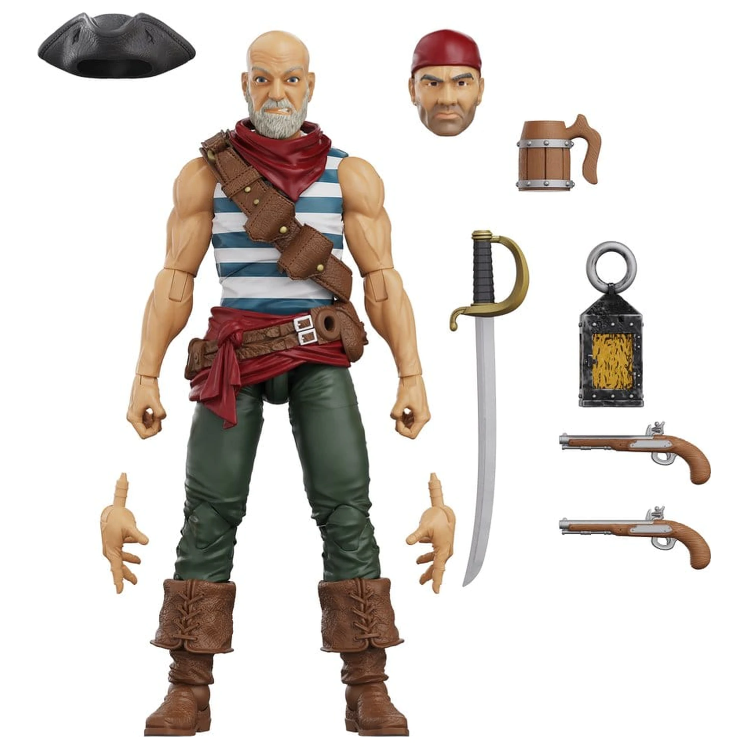 Hero H.A.C.K.S. Core akční figurka 1/18 Heroes and Villains Wave 1 Daniel Wright: Pirate Quartermaster fotografii produktu