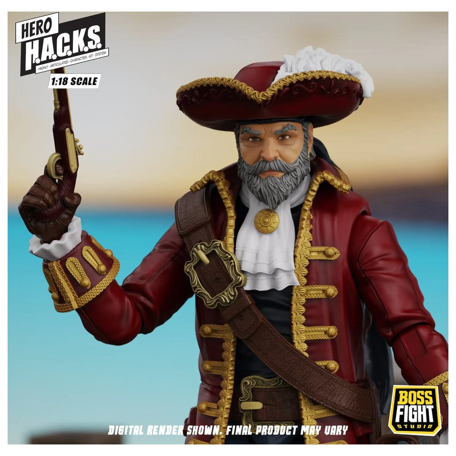 Hero H.A.C.K.S. Základní akční figurka 1/18 Heroes and Villains Wave 1 John Bradford: Captain of the Temporal Voyager fotografii produktu
