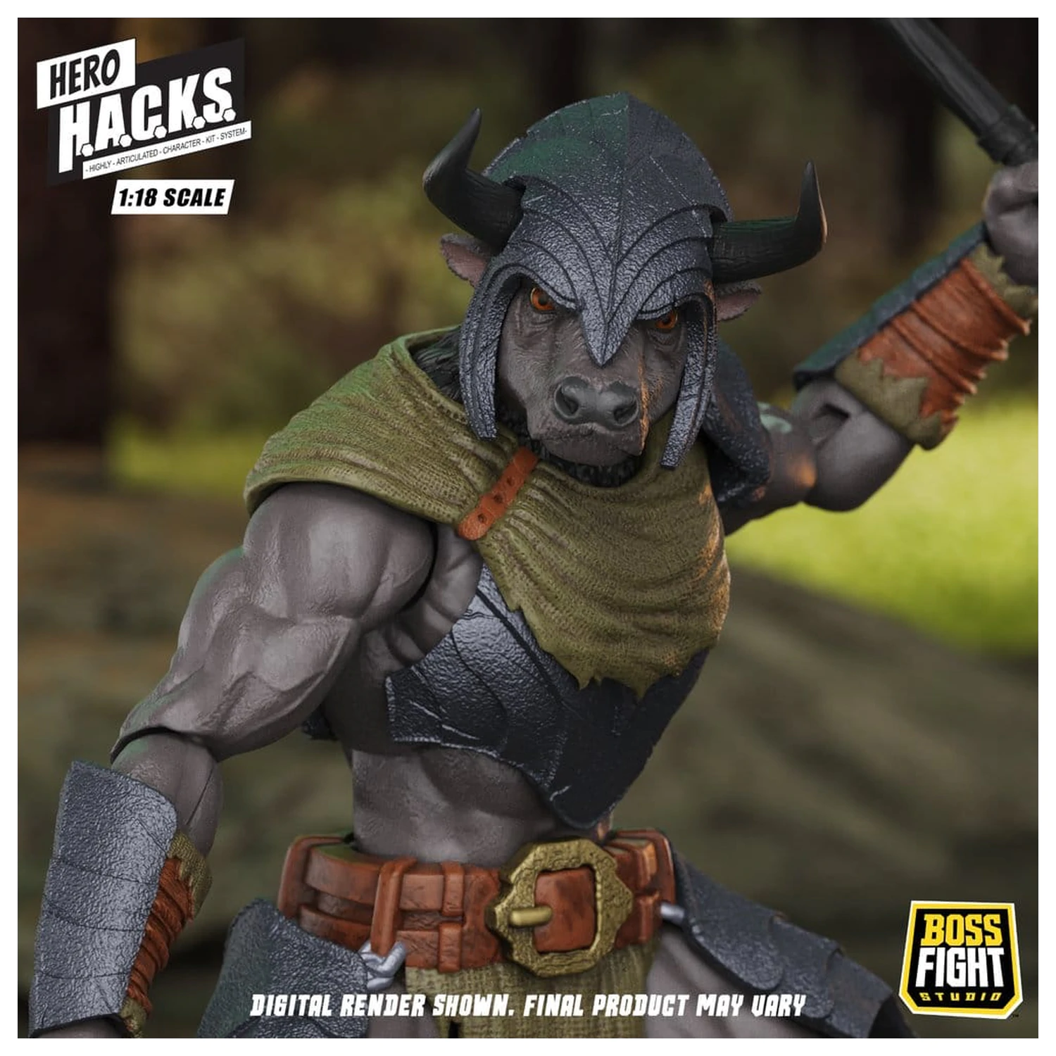 Hero H.A.C.K.S. Základní akční figurka 1/18 Heroes and Villains Wave 1 Minos Auroxos: Labyrinthian Warrior fotografii produktu