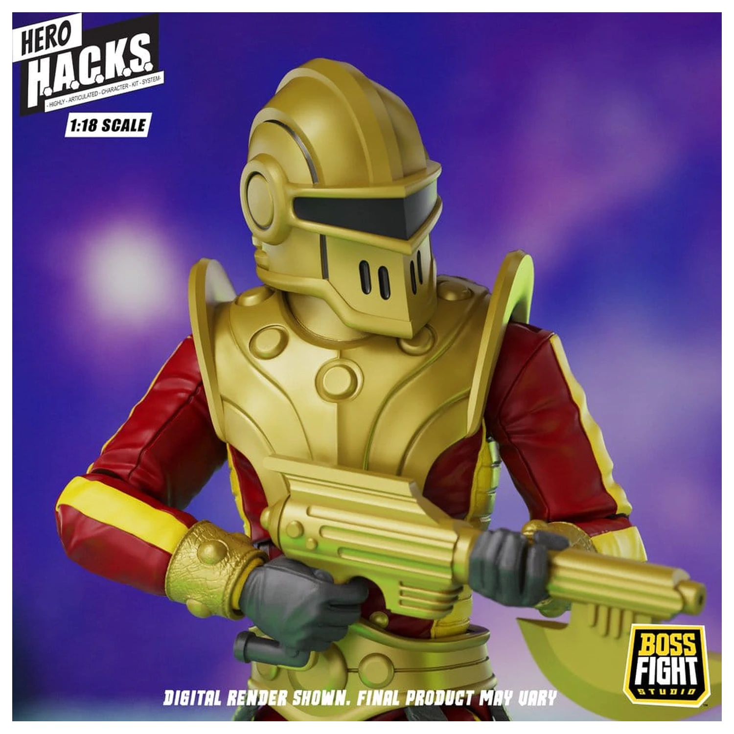 Hero H.A.C.K.S. Základní akční figurka 1/18 Heroes and Villains Wave 1 Stellar Guard: Cosmic Defender of Accord fotografii produktu