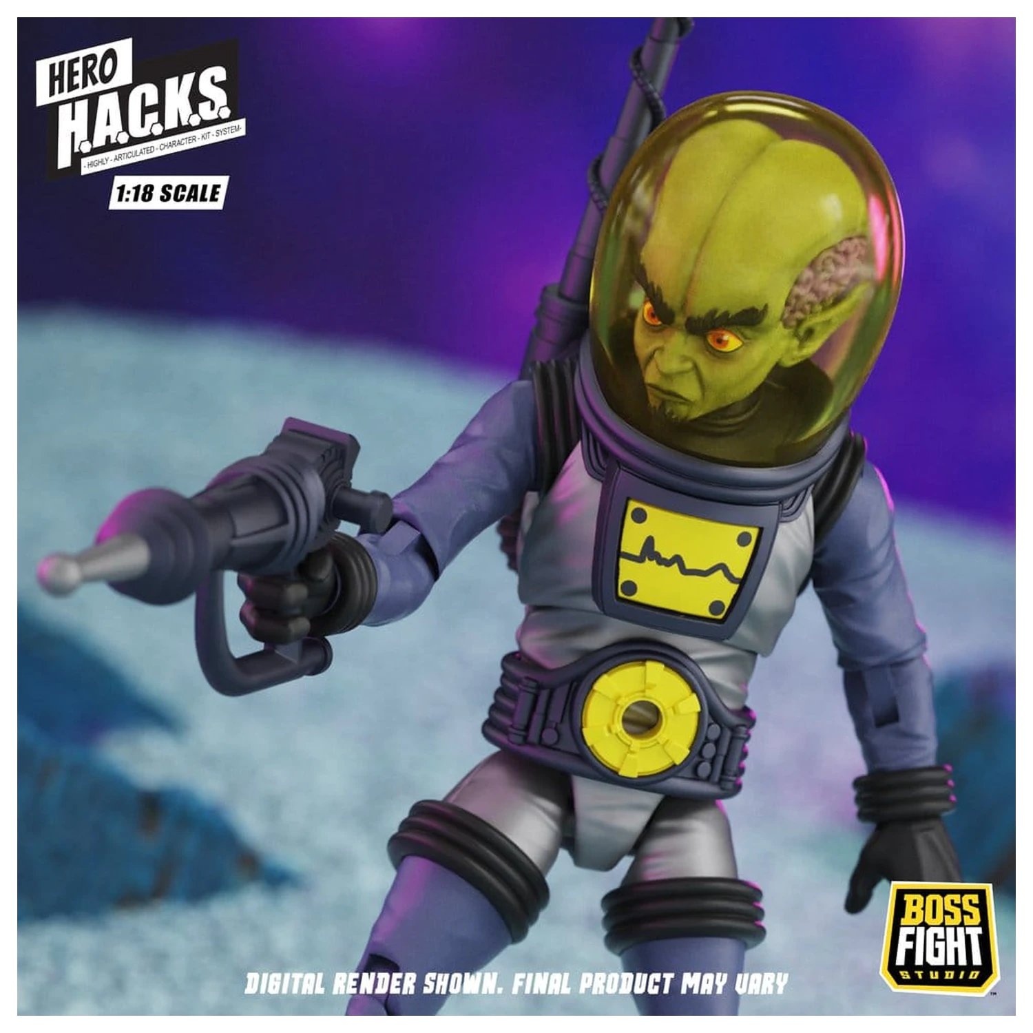 Hero H.A.C.K.S. Core akční figurka 1/18 Heroes and Villains Wave 1 Zarko Resources Inc.: Galactic Prospectors fotografii produktu