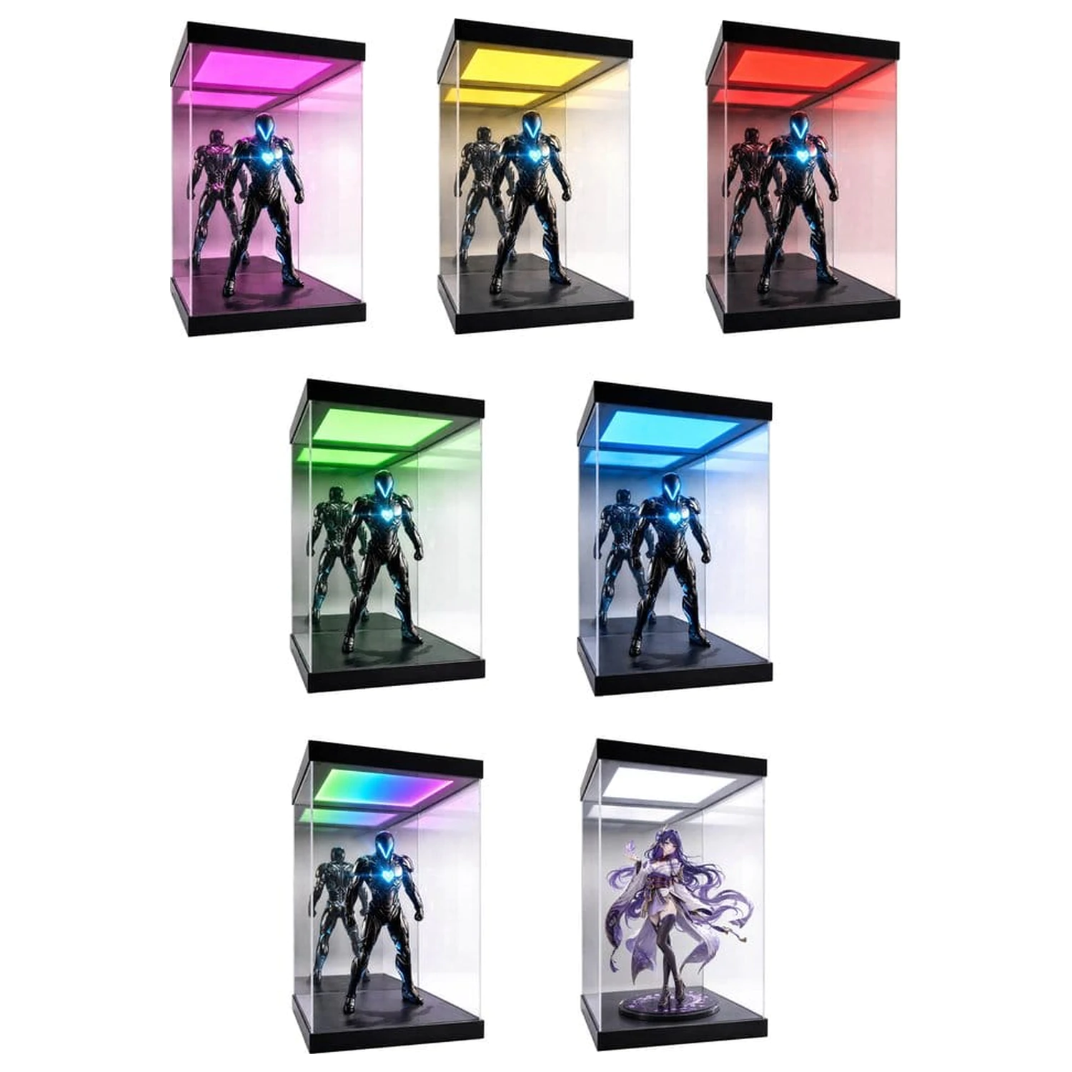 Hero Stage Shine and Slide Akrylová vitrína pro figurky 1/6 fotografii produktu