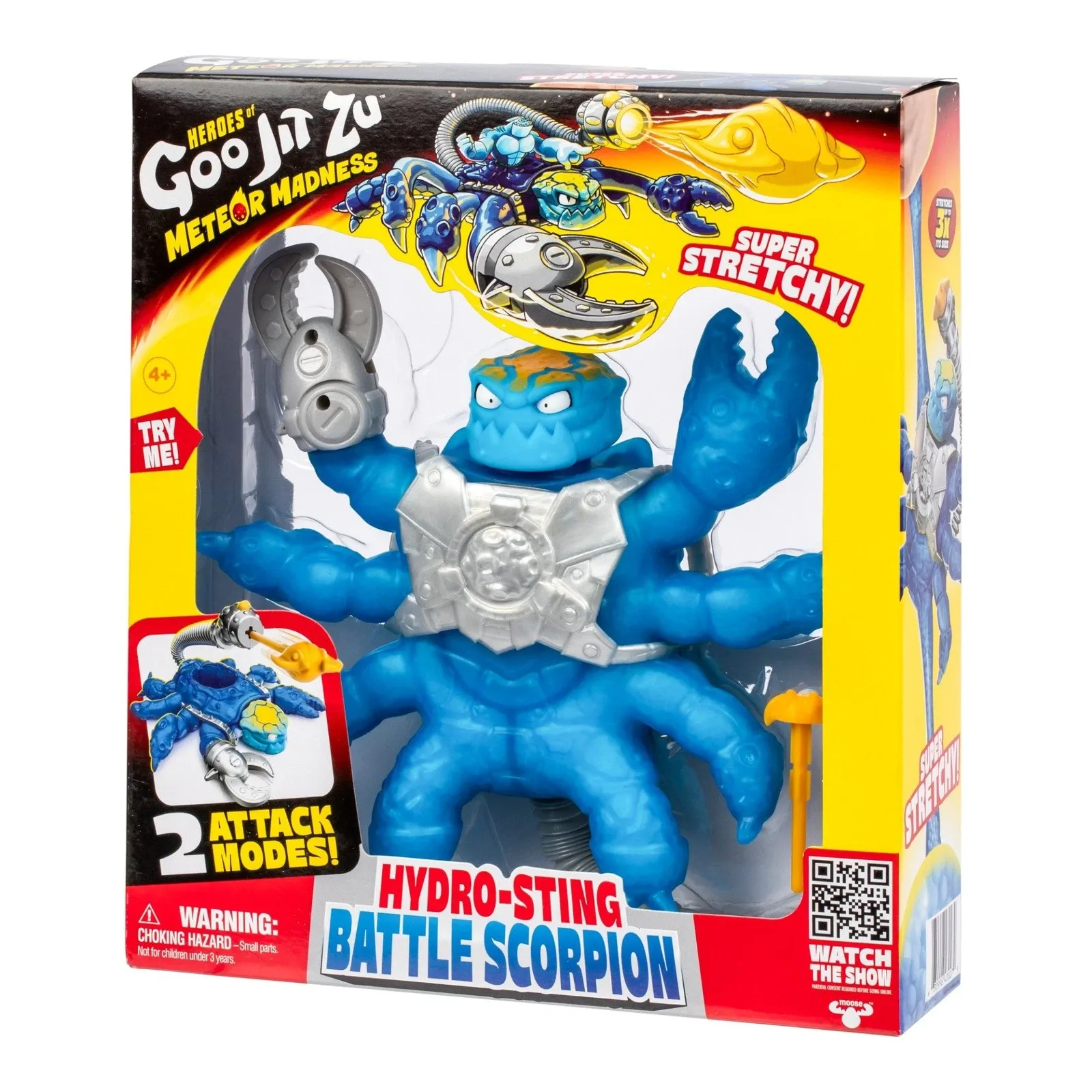 Heroes of Goo Jit Zu Meteor Madness natahovací figurka Battle Scorpion Hydro Sting 22 cm fotografii produktu