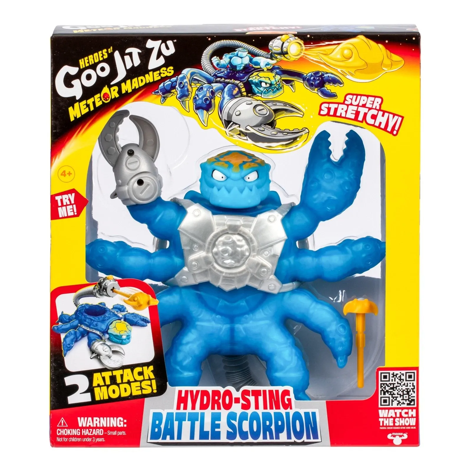 Heroes of Goo Jit Zu Meteor Madness natahovací figurka Battle Scorpion Hydro Sting 22 cm fotografii produktu