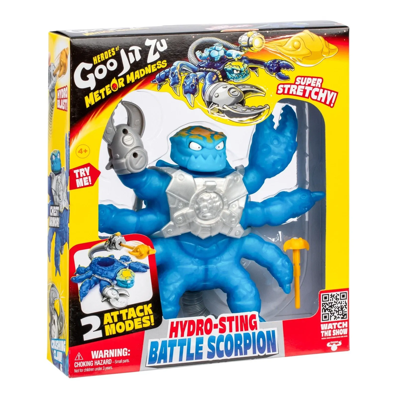 Heroes of Goo Jit Zu Meteor Madness natahovací figurka Battle Scorpion Hydro Sting 22 cm fotografii produktu