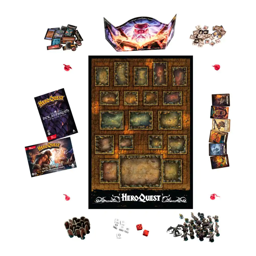 HeroQuest Stolní Hra Der Aufbruch *Německá Verze* fotografii produktu
