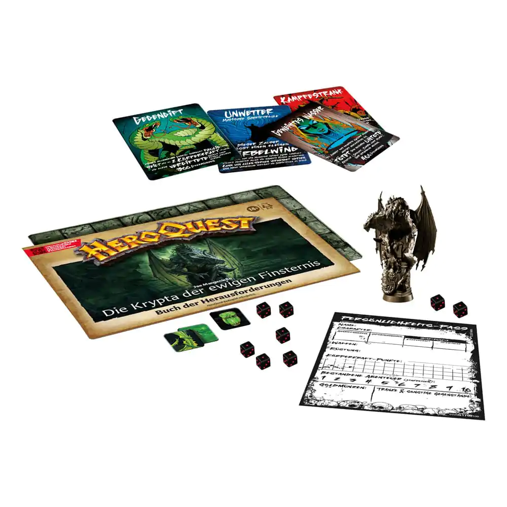 HeroQuest Board Game Expansion Die Krypta der ewigen Finsternis Quest Pack *German Version* fotografii produktu