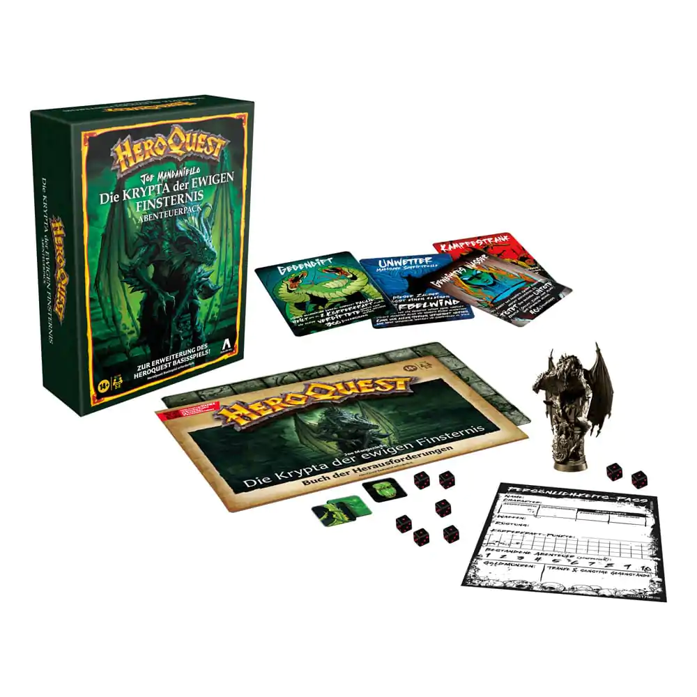 HeroQuest Board Game Expansion Die Krypta der ewigen Finsternis Quest Pack *German Version* fotografii produktu