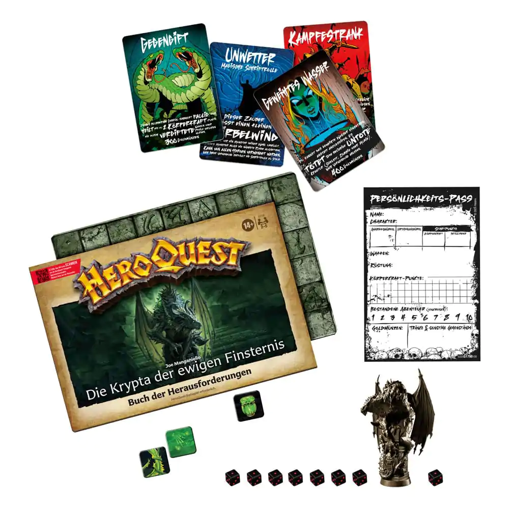 HeroQuest Board Game Expansion Die Krypta der ewigen Finsternis Quest Pack *German Version* fotografii produktu