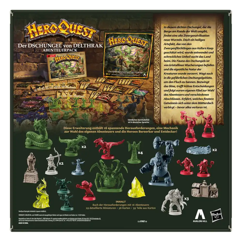 HeroQuest Rozšíření deskové hry Quest Pack Džungle Delthraku *Německá verze* fotografii produktu