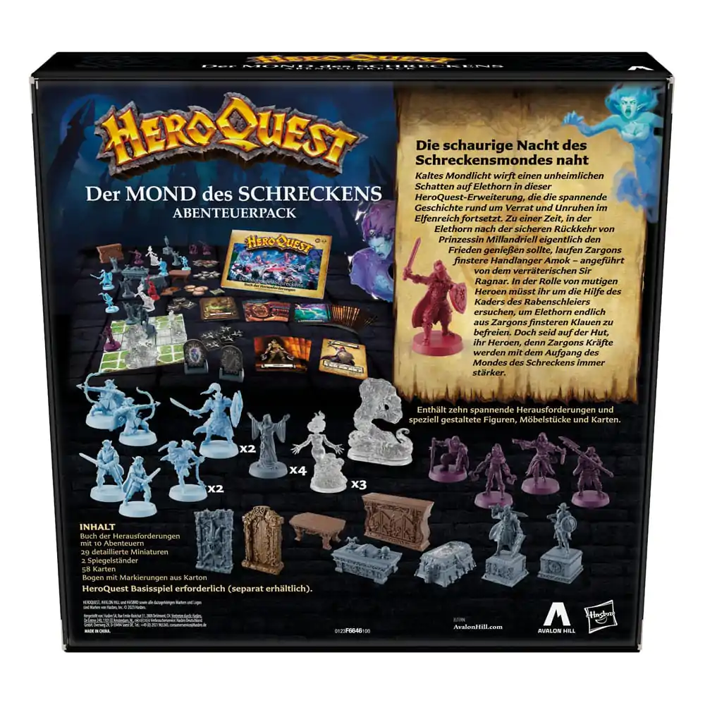 HeroQuest Rozšíření Stolní Hry Der Mond des Schreckens Quest Pack *German Version* fotografii produktu