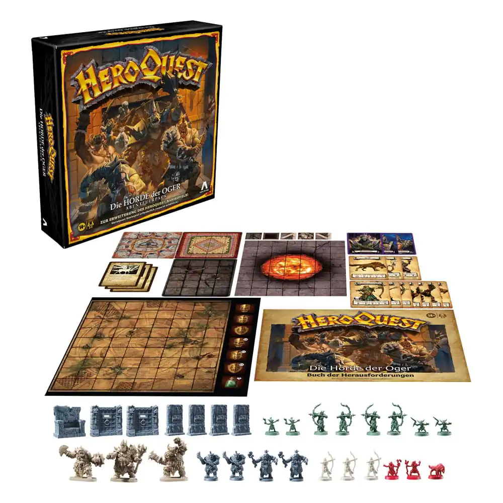 HeroQuest Board Game Rozšíření Die Horde der Oger Quest Pack *Německá verze* fotografii produktu