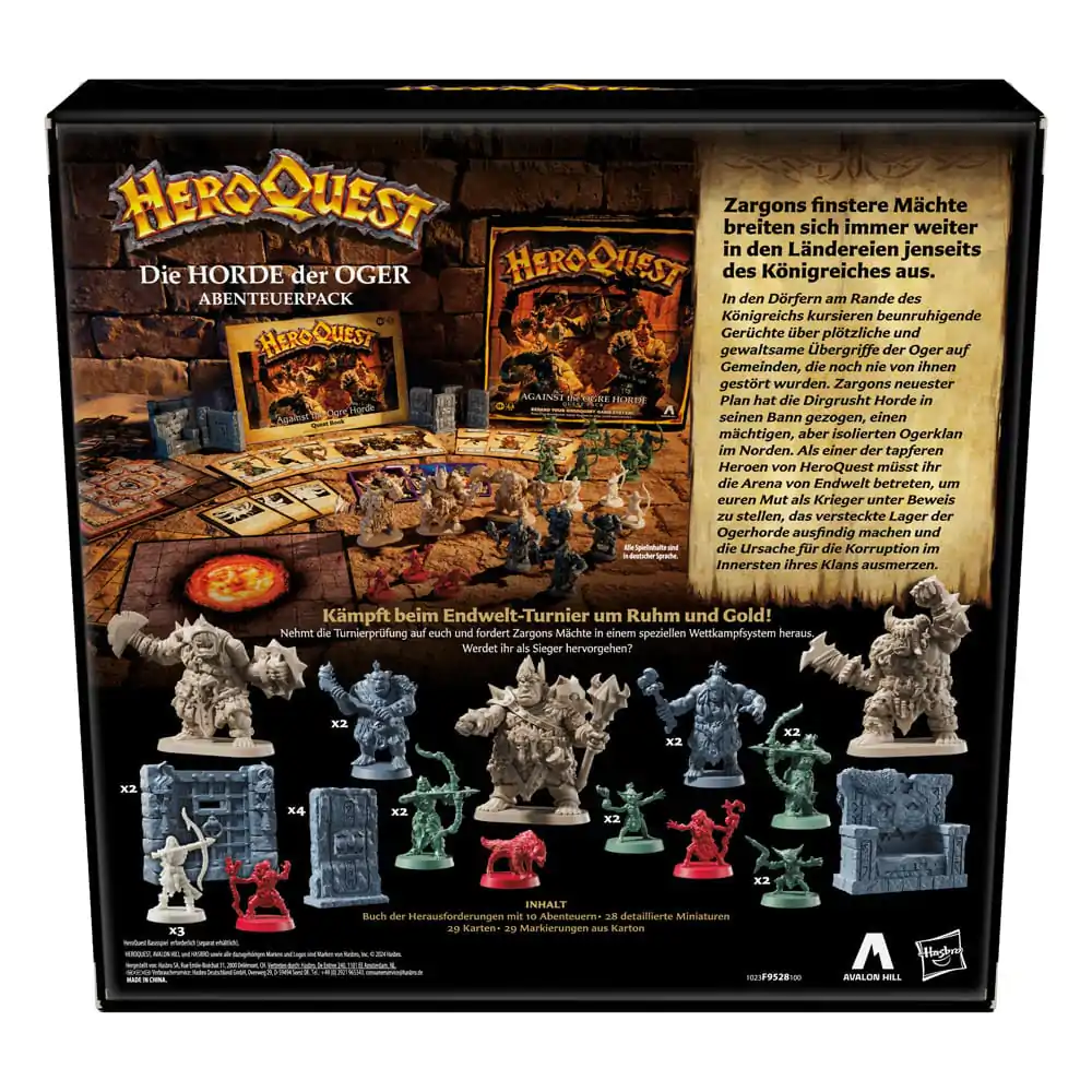 HeroQuest Board Game Rozšíření Die Horde der Oger Quest Pack *Německá verze* fotografii produktu