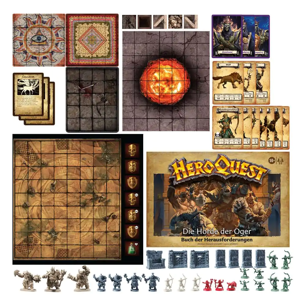 HeroQuest Board Game Rozšíření Die Horde der Oger Quest Pack *Německá verze* fotografii produktu