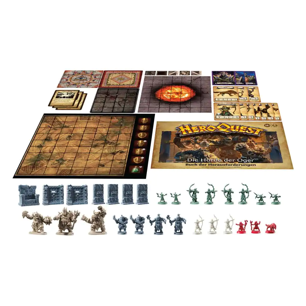 HeroQuest Board Game Rozšíření Die Horde der Oger Quest Pack *Německá verze* fotografii produktu