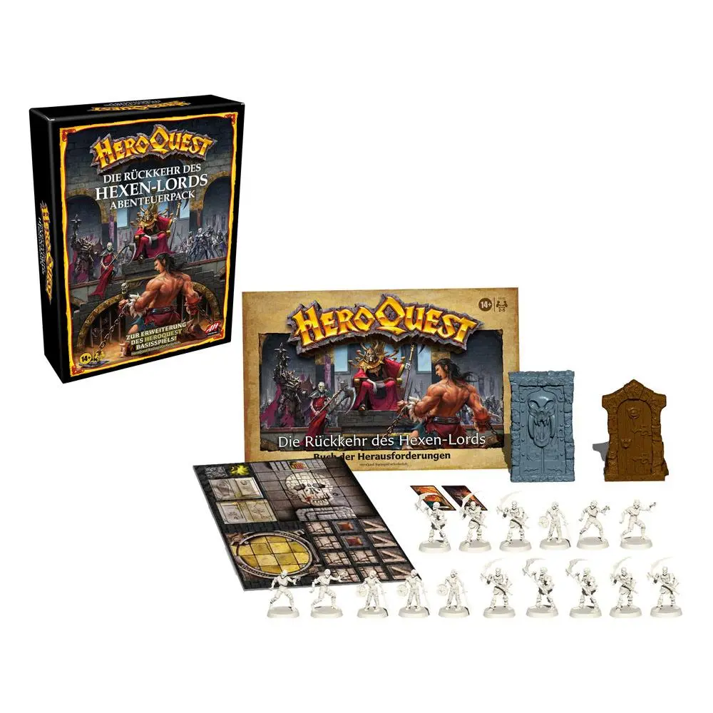 HeroQuest desková hra rozšíření HeroQuest Die Rückkehr des Hexen-Lords Quest Pack německá verze fotografii produktu