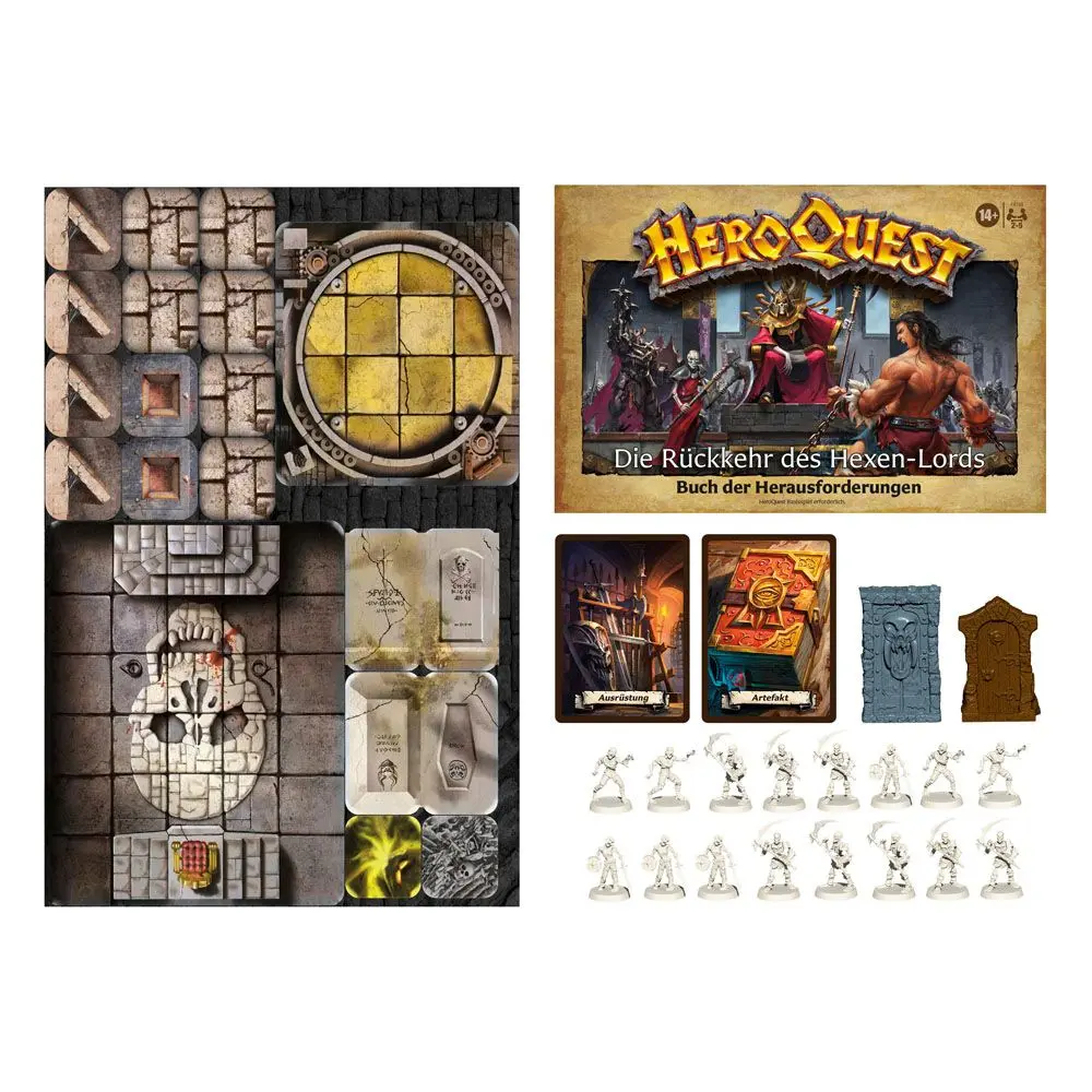 HeroQuest desková hra rozšíření HeroQuest Die Rückkehr des Hexen-Lords Quest Pack německá verze fotografii produktu
