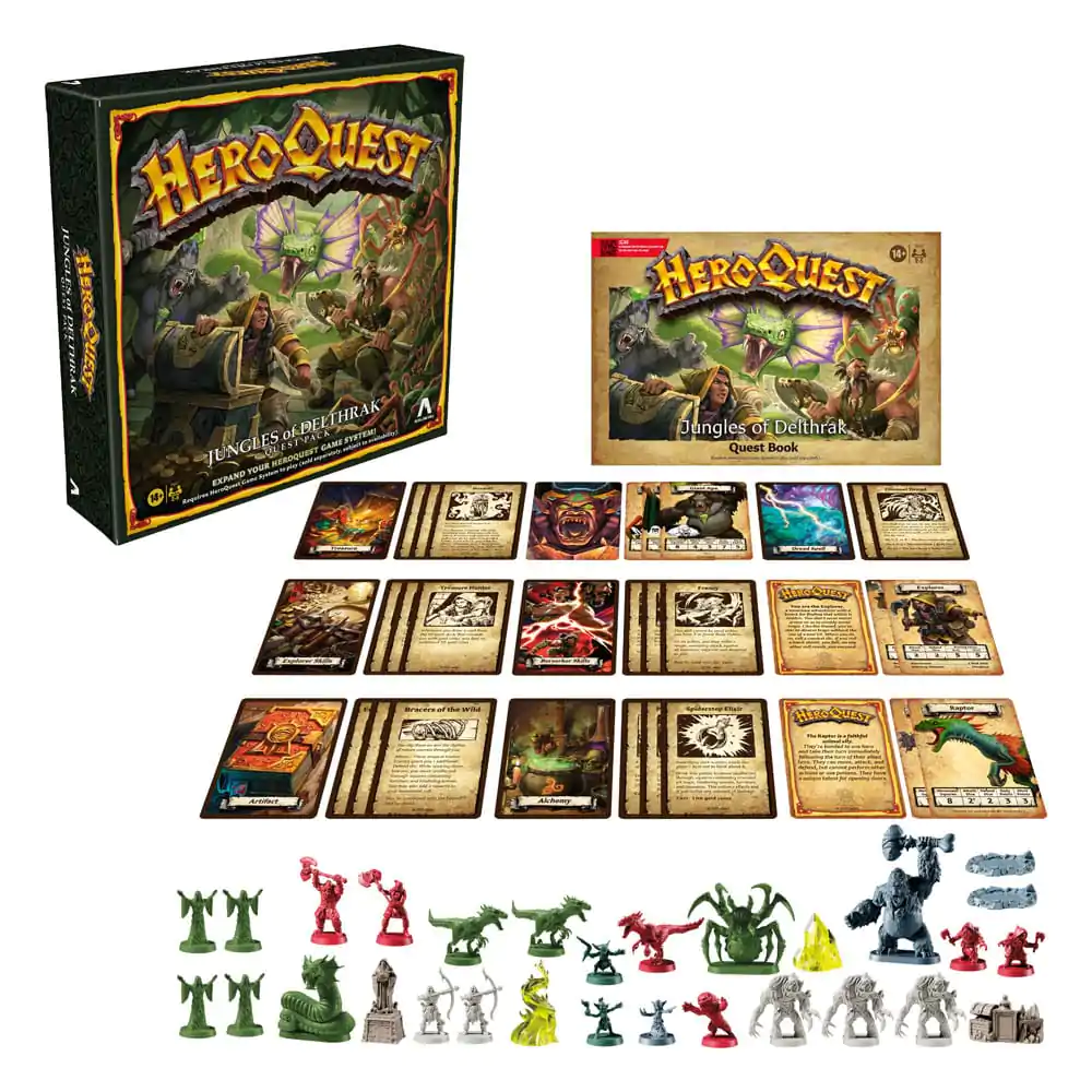 HeroQuest Board Game Expansion Jungles of Delthrak Quest Pack *anglická verze* fotografii produktu