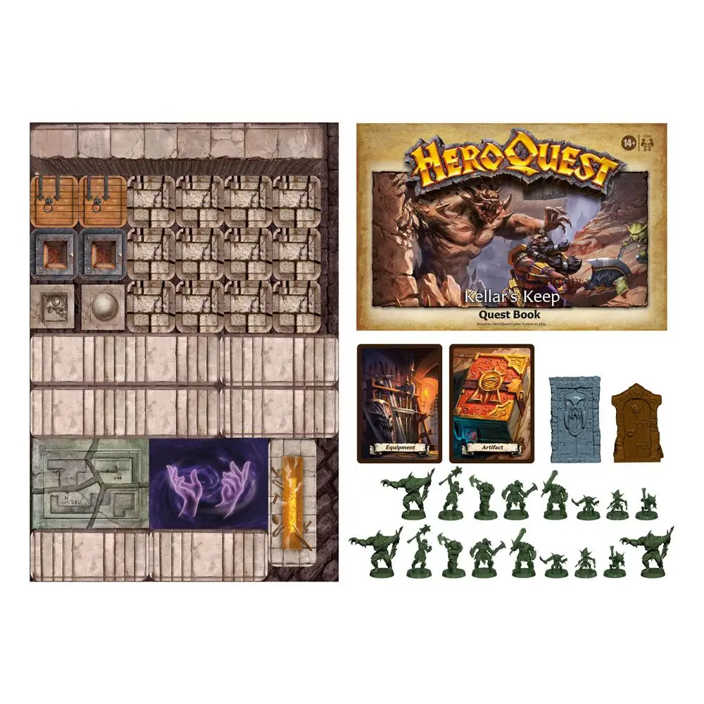 HeroQuest Board Game Expansion Kellar's Keep Quest Pack anglická verze fotografii produktu