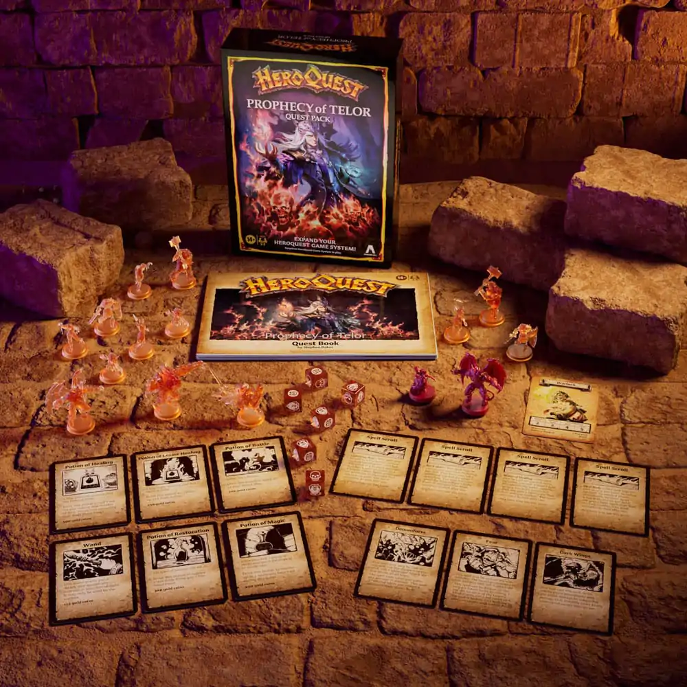 HeroQuest Rozšíření deskové hry Proroctví Teloru Quest Pack *Anglická verze* fotografii produktu