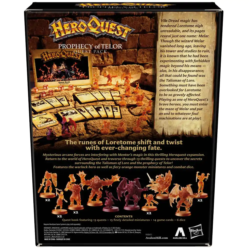 HeroQuest Rozšíření deskové hry Proroctví Teloru Quest Pack *Anglická verze* fotografii produktu