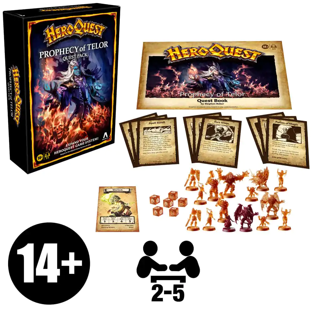 HeroQuest Rozšíření deskové hry Proroctví Teloru Quest Pack *Anglická verze* fotografii produktu