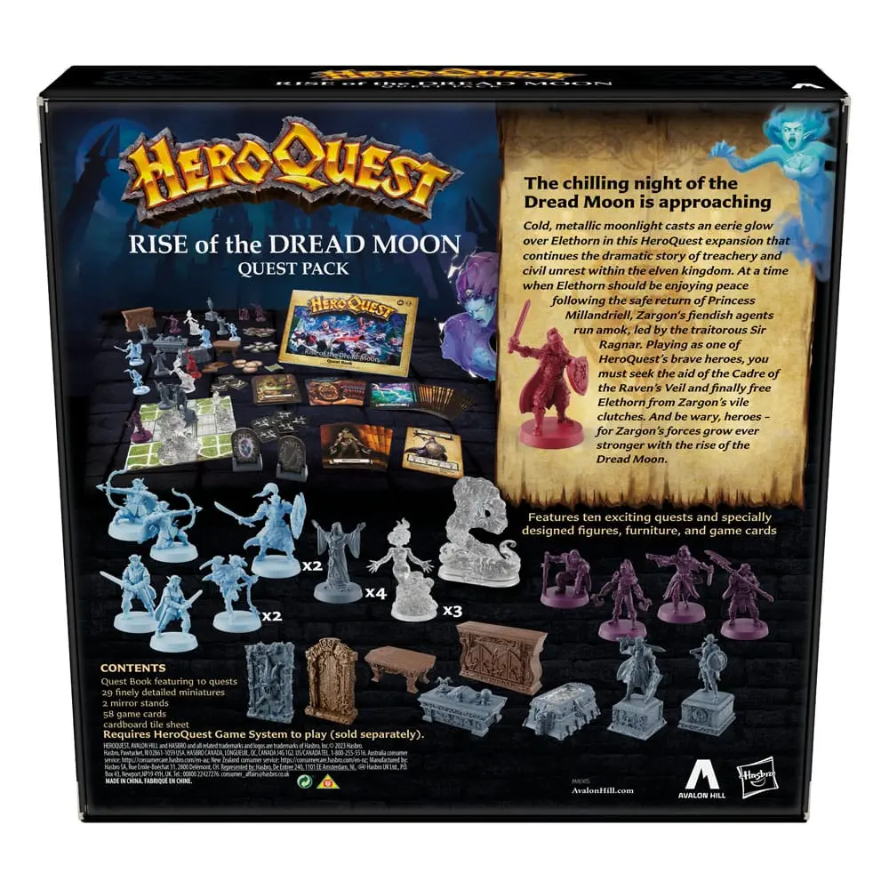 HeroQuest Board Game Expansion Rise of the Dread Moon Quest Pack *Anglická verze* fotografii produktu