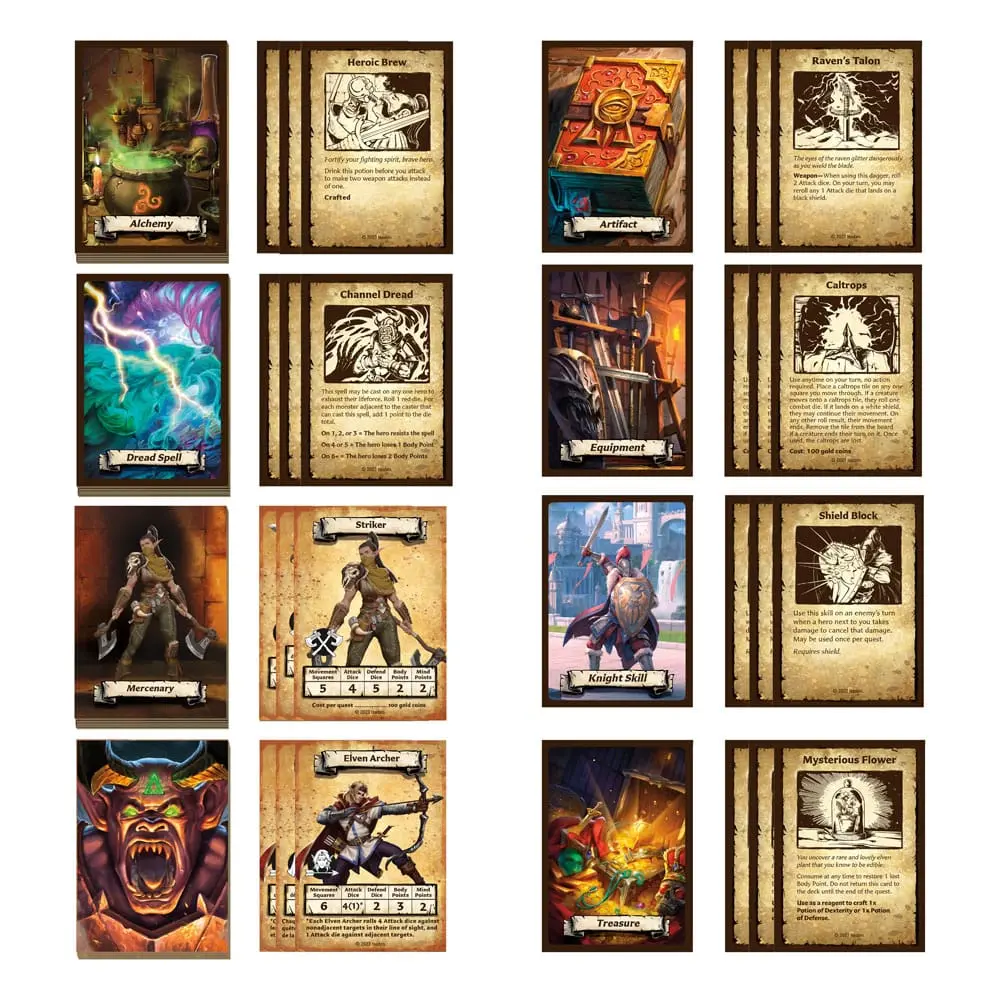 HeroQuest Board Game Expansion Rise of the Dread Moon Quest Pack *Anglická verze* fotografii produktu