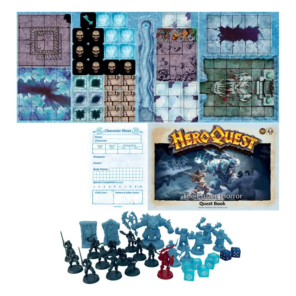 Rozšíření deskové hry HeroQuest Balíček úkolů Ledová hrůza anglicky fotografii produktu