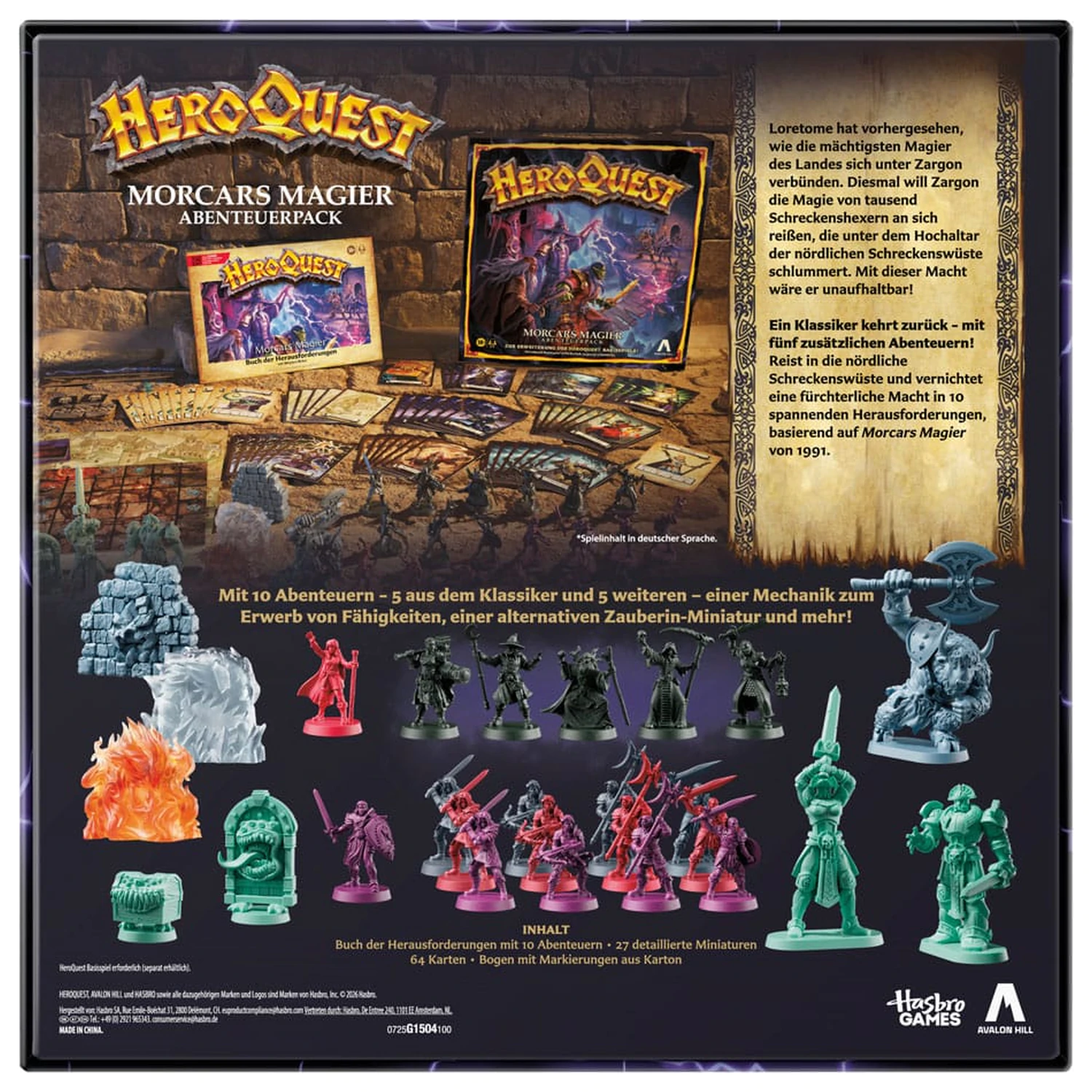 HeroQuest Desková hra Rozšíření Morcars Magier Quest Pack *Německá verze* fotografii produktu