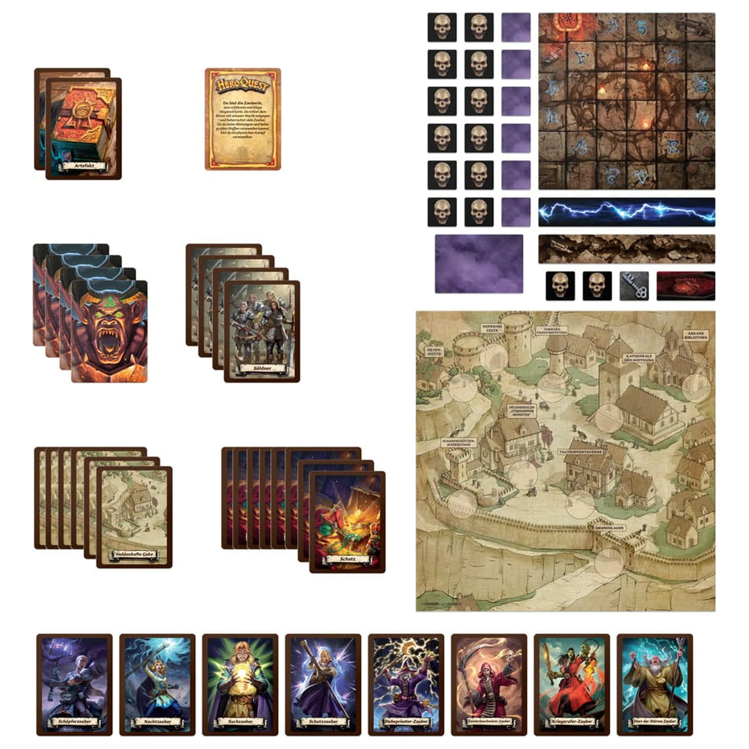 HeroQuest Desková hra Rozšíření Morcars Magier Quest Pack *Německá verze* fotografii produktu
