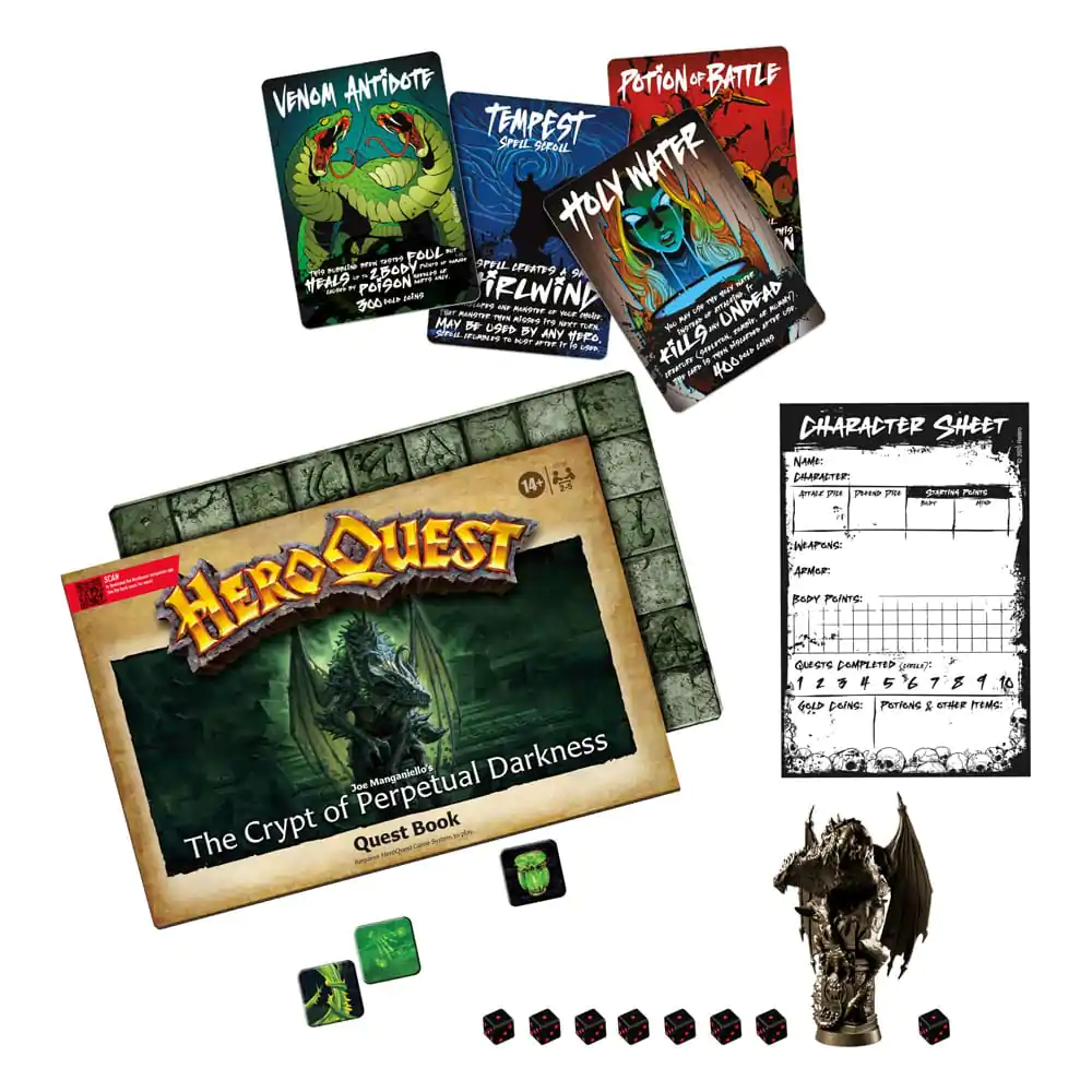 HeroQuest Board Game Expansion The Crypt of Perpetual Darkness Quest Pack *English Version* fotografii produktu