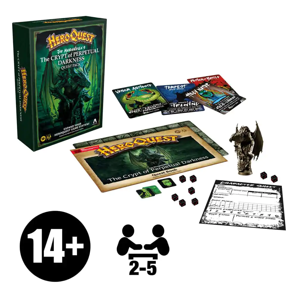 HeroQuest Board Game Expansion The Crypt of Perpetual Darkness Quest Pack *English Version* fotografii produktu