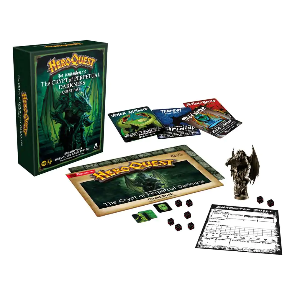 HeroQuest Board Game Expansion The Crypt of Perpetual Darkness Quest Pack *English Version* fotografii produktu