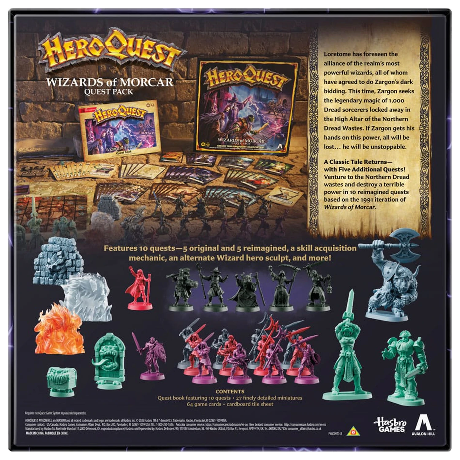 HeroQuest Desková hra Rozšíření Wizards of Morcar Quest Pack *Anglická verze* fotografii produktu