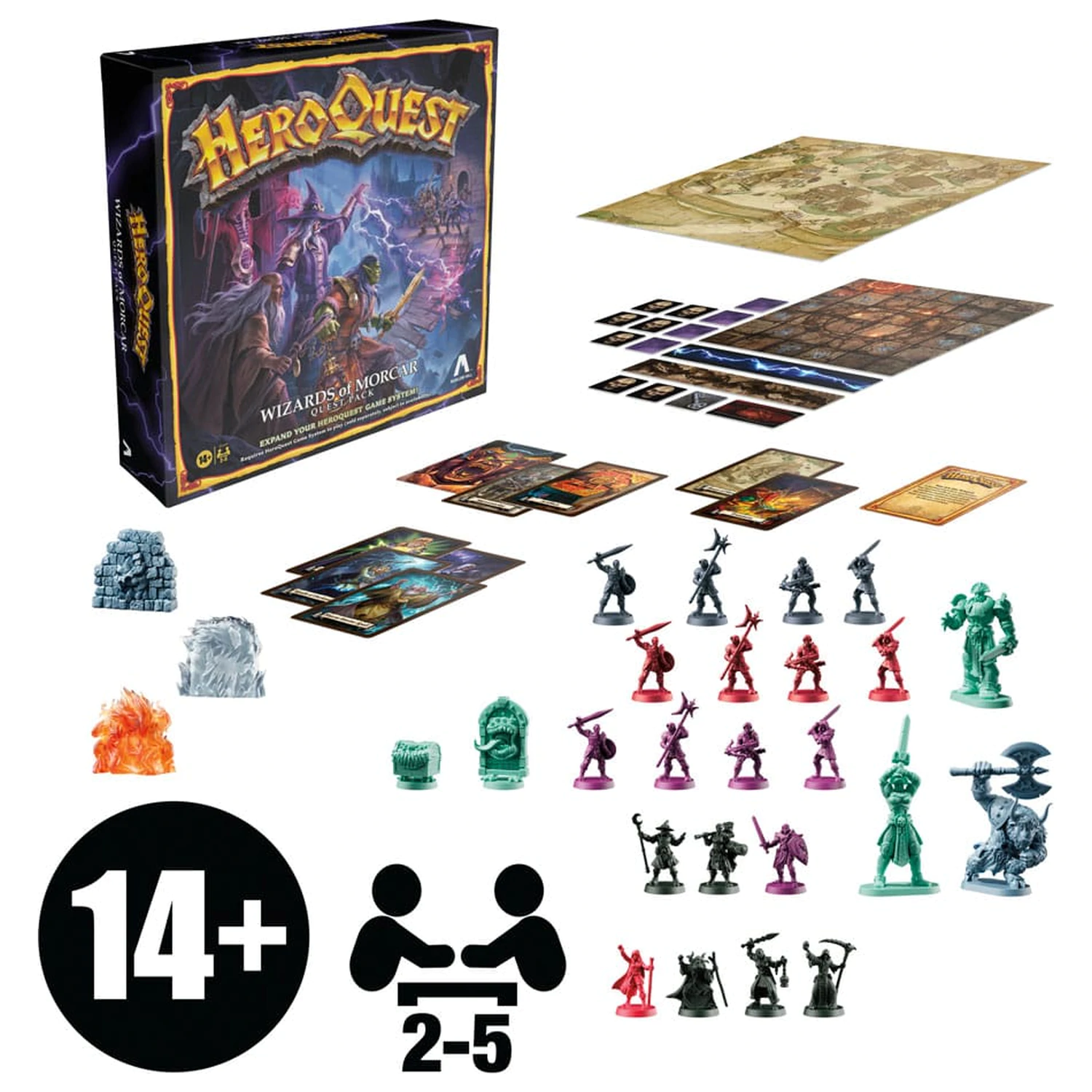 HeroQuest Desková hra Rozšíření Wizards of Morcar Quest Pack *Anglická verze* fotografii produktu