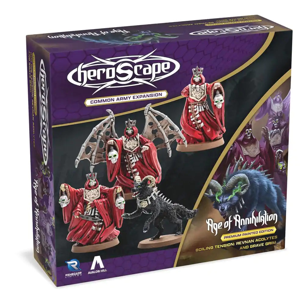 Heroscape Rozšíření armády Boiling Tension: Revnan Acolytes & Grave Grim Anglická verze fotografii produktu