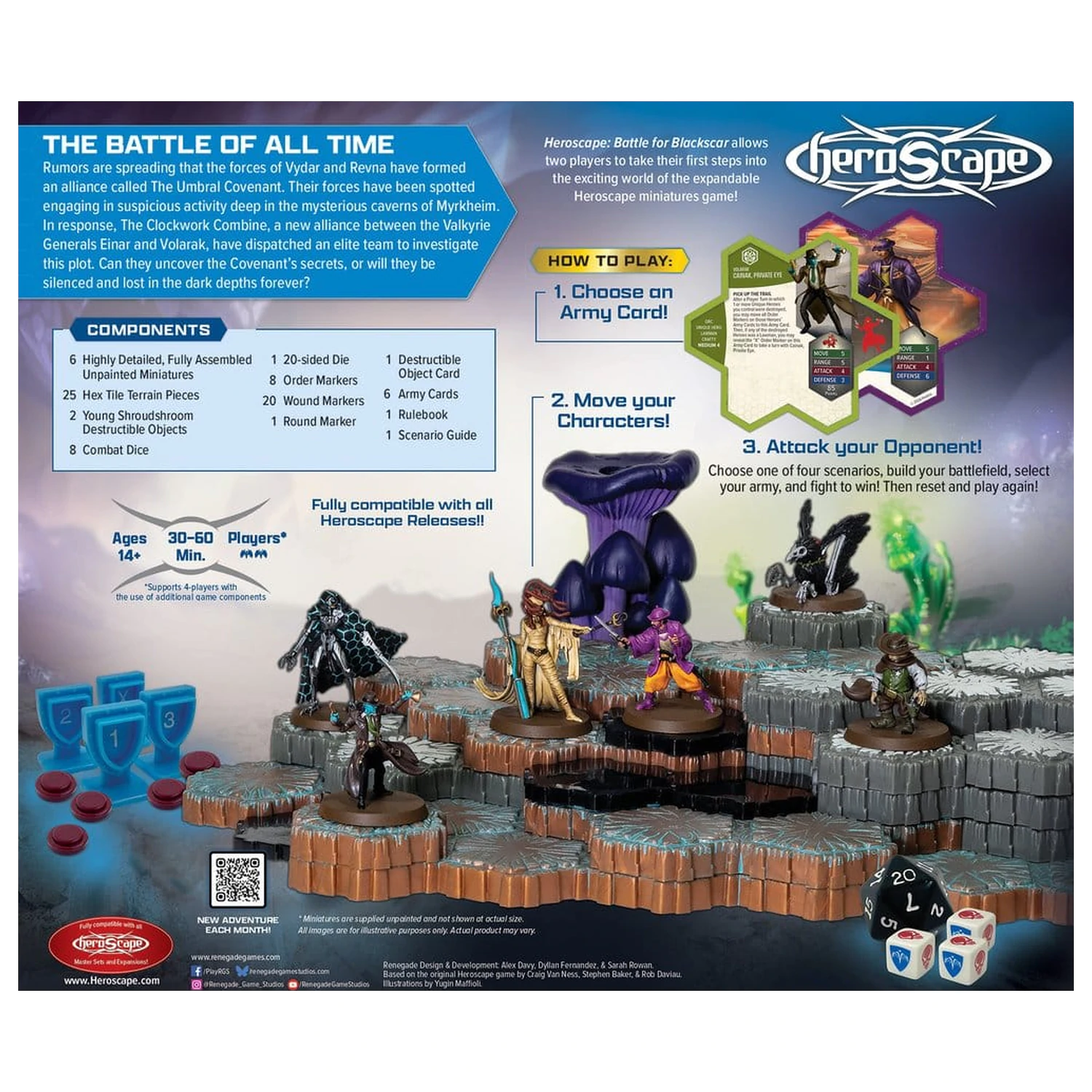 Heroscape desková hra Battle for Blackscar Battle Box *anglická verze* fotografii produktu