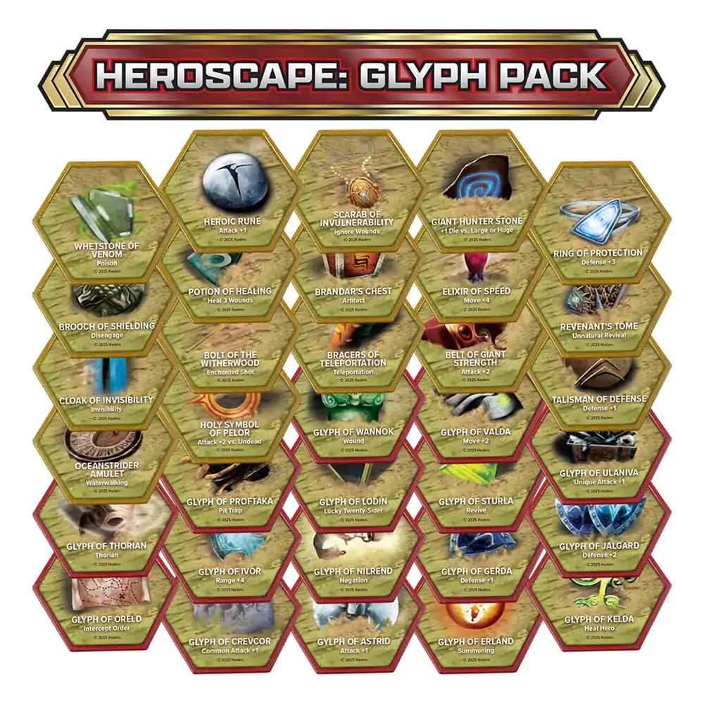 Heroscape Rozšíření Glyph Balení Anglická verze fotografii produktu