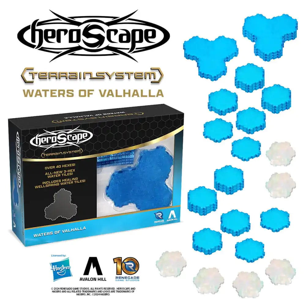 Heroscape Expansion Waters of Valhalla Terrain *English Version* - Rozšíření Terén Vod Valhally fotografii produktu