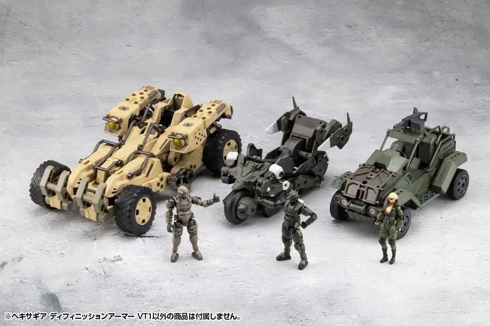 Hexa Gear Plastic Model Kit 1/24 Definition Armor VT1 12 cm fotografii produktu