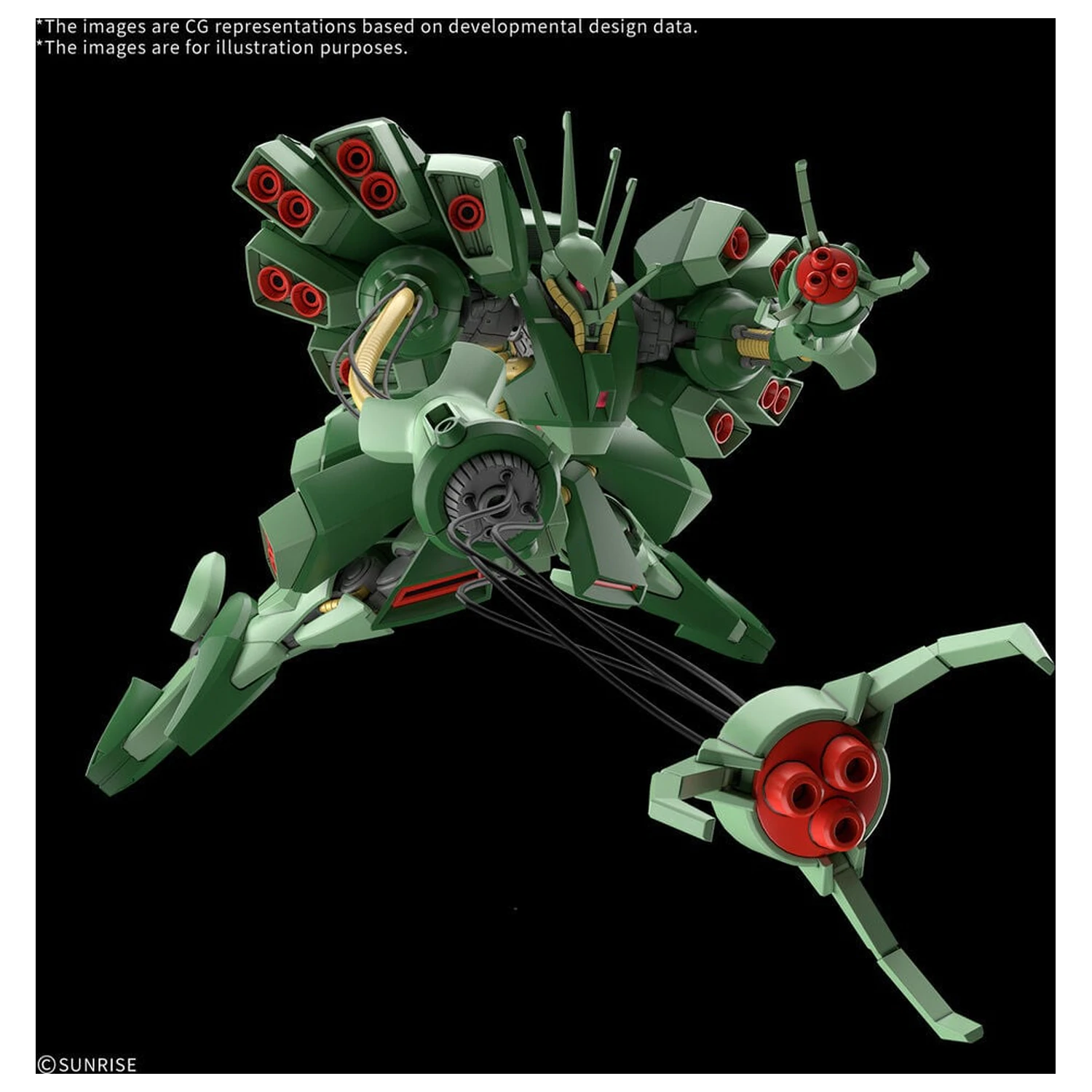 HG 1/144 Hamma-Hamma Mobile Suit Gundam ZZ High Grade Model Kit fotografii produktu