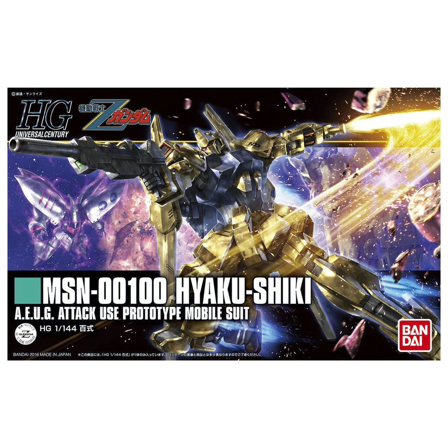 Model Kit HGUC 1/144 Hyaku-Shiki fotografii produktu