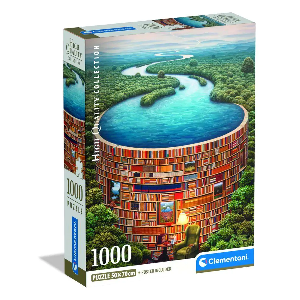 Vysoce kvalitní puzzle Bibliodame 1000ks fotografii produktu