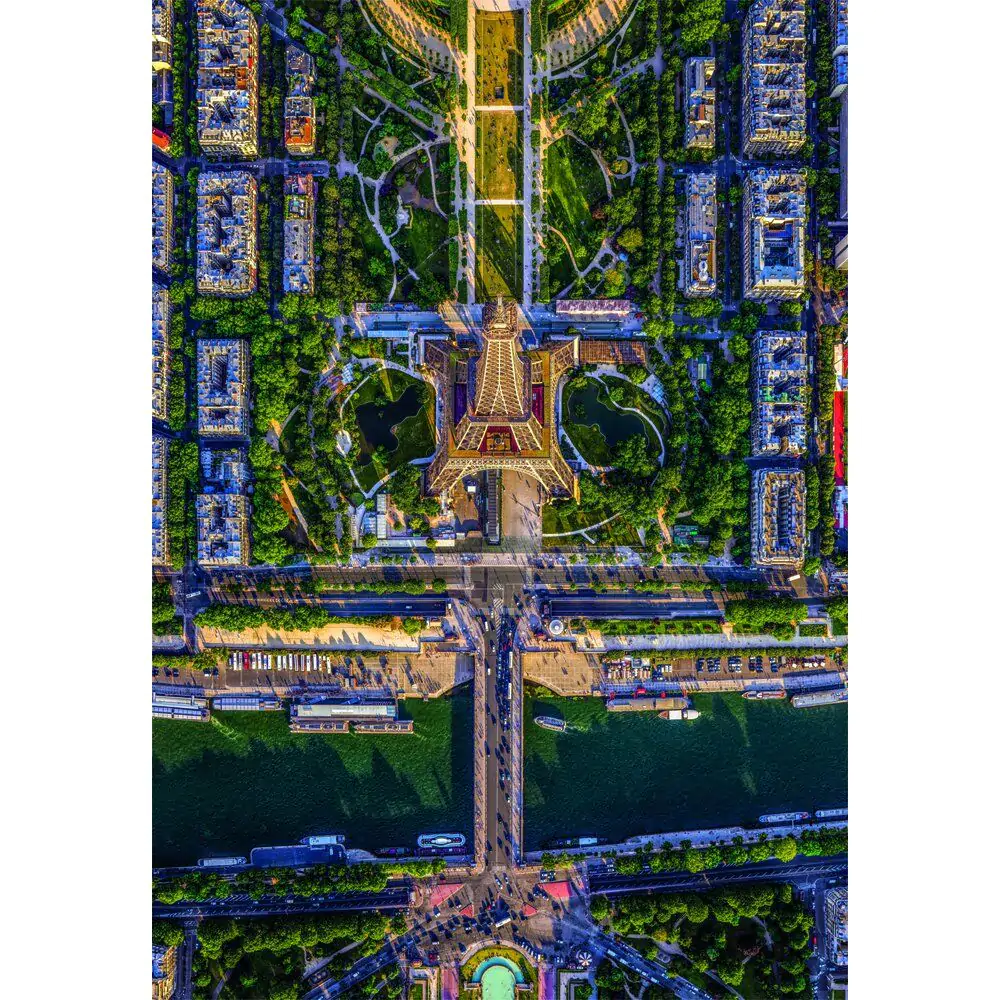 Vysoce kvalitní puzzle Flying Over Paris 1500ks fotografii produktu