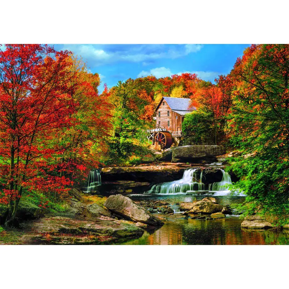 Vysoce kvalitní puzzle Glade Creek Grist Mill 2000ks fotografii produktu