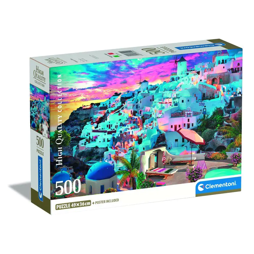 Vysoce kvalitní puzzle s výhledem na Řecko 500ks fotografii produktu