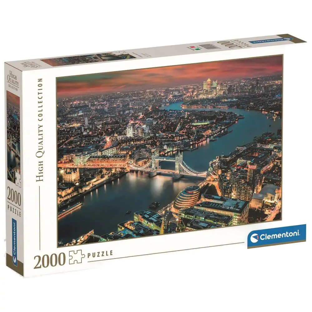 Vysoce kvalitní puzzle s leteckým pohledem na Londýn 2000 dílků fotografii produktu